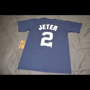 Majestic New York Yankees Jeter S Shirt NYC NY MLB